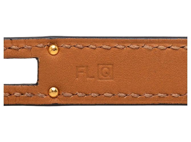 Bracciale Kelly Double Tour in pelle Swift nera Hermès Nero - vista 5