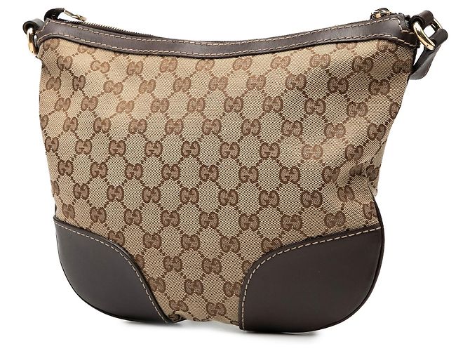 Borsa a tracolla Gucci GG Canvas Tan Lovely Cammello - vista 2