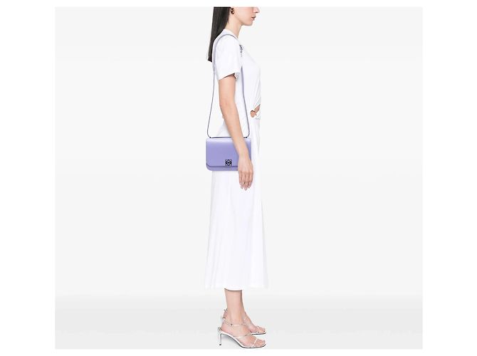 Borsa a tracolla Goya in pelle LOEWE Medium viola Porpora - vista 7