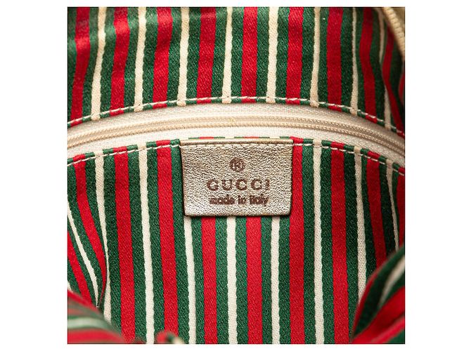 Borsa a tracolla Abbey GG Canvas marrone con anello a D Gucci - vista 5