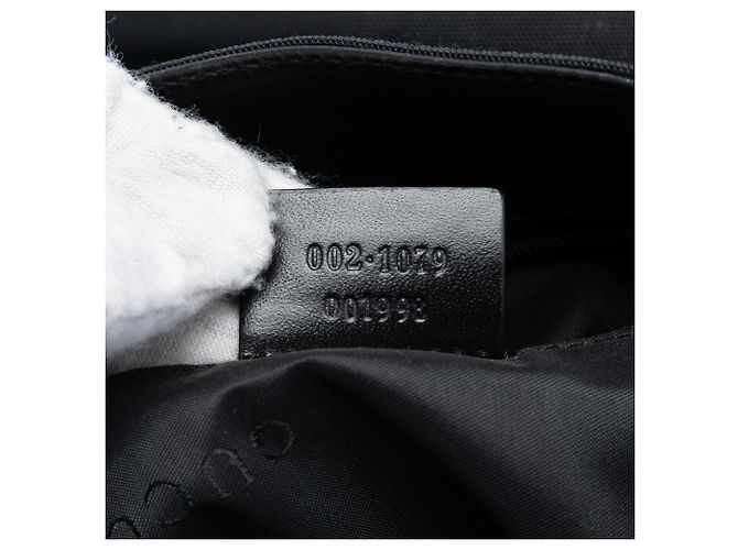 Borsa Gucci GG Canvas nera Nero - vista 6