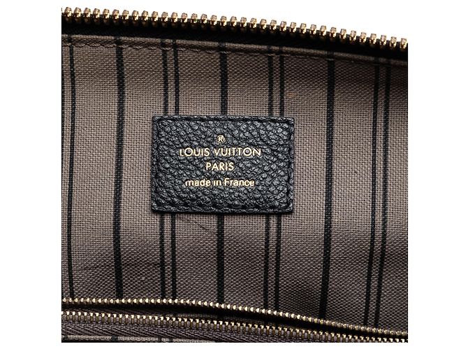 Borsa blu Louis Vuitton Monogram Empreinte Lumineuse PM - vista 5