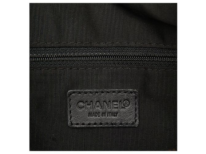 Borsa Chanel CC in agnello nero con cuciture wild stitch - vista 5