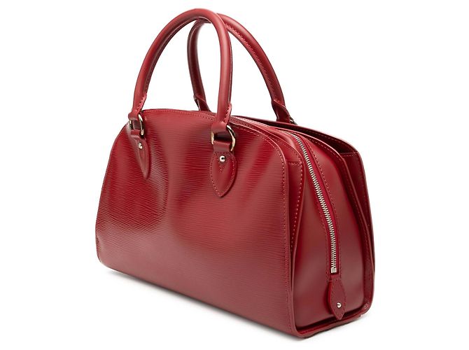 Borsa Louis Vuitton Epi Pont Neuf PM rossa Rosso - vista 2