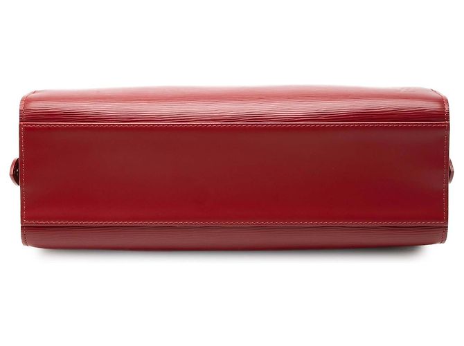 Borsa Louis Vuitton Epi Pont Neuf PM rossa Rosso - vista 3