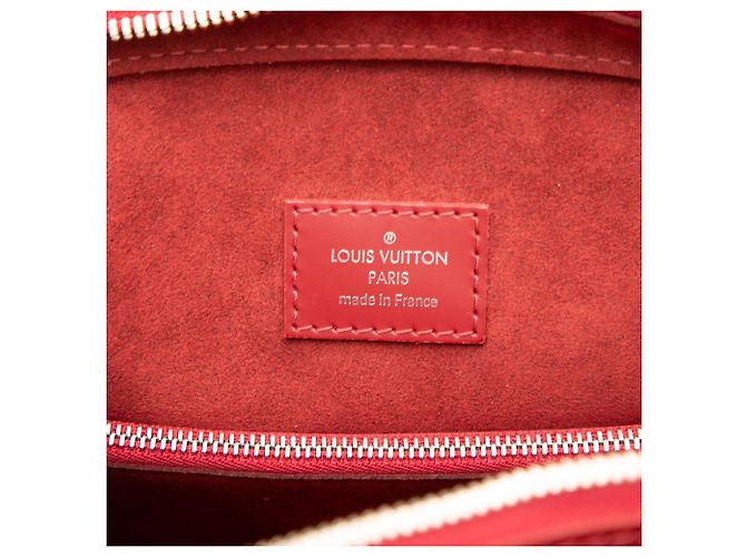 Borsa Louis Vuitton Epi Pont Neuf PM rossa Rosso - vista 5