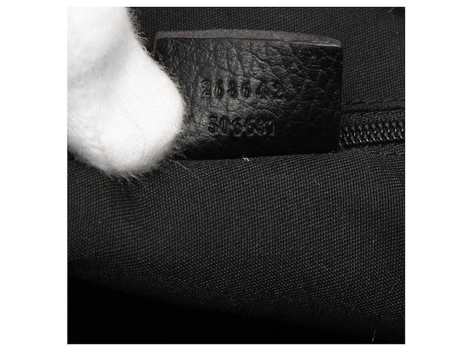 Borsa a tracolla Gucci GG Nylon Abbey D Ring nera Nero - vista 6