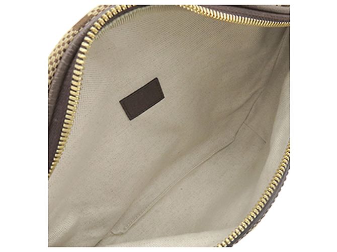 Borsa a tracolla Gucci Jumbo GG Canvas Web Beige - vista 4