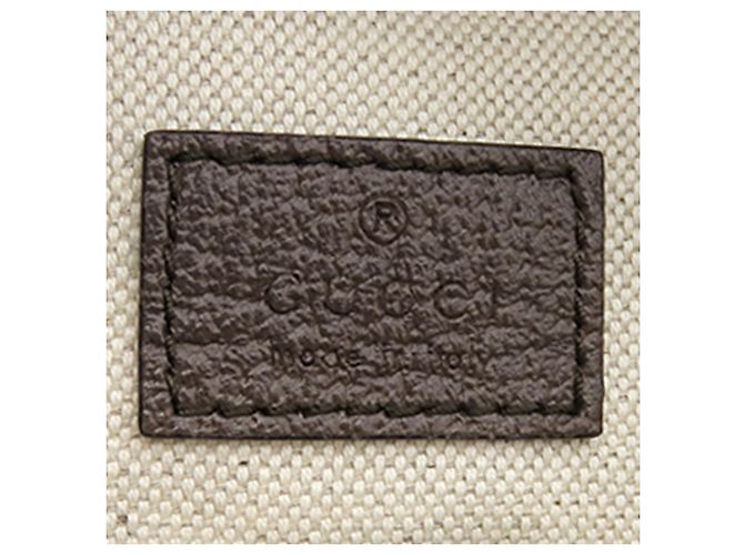 Borsa a tracolla Gucci Jumbo GG Canvas Web Beige - vista 5