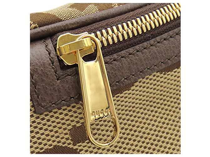 Borsa a tracolla Gucci Jumbo GG Canvas Web Beige - vista 6