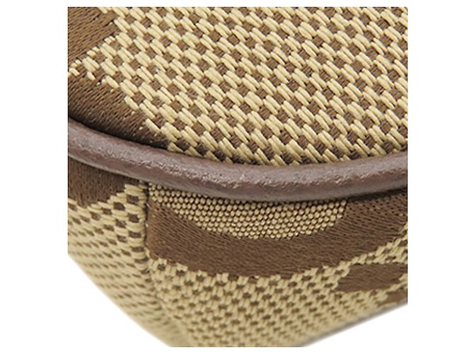 Borsa a tracolla Gucci Jumbo GG Canvas Web Beige - vista 7