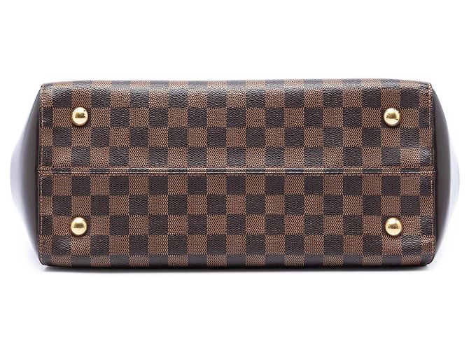 Borsa Louis Vuitton Damier Ebene Rivoli MM marrone - vista 3