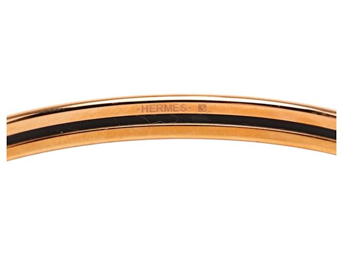 Bracciale Hermès Extra Narrow Enamel Uni Bangle 62 nero - vista 5