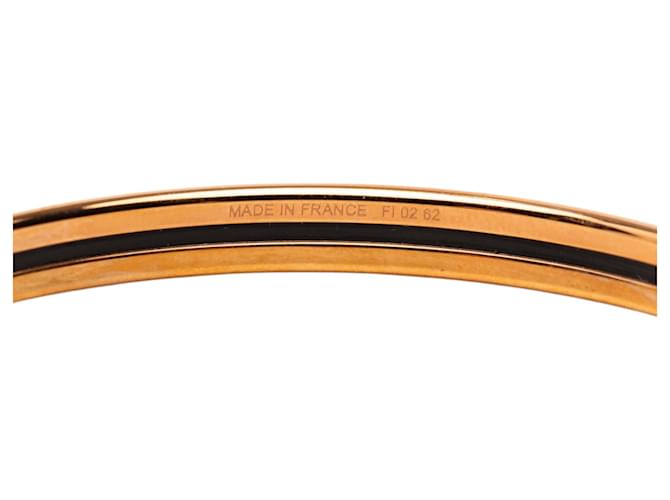 Bracciale Hermès Extra Narrow Enamel Uni Bangle 62 nero - vista 6