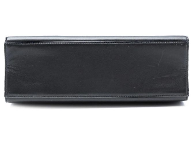 Borsa Chanel CC in pelle di vitello nero tartarugata - vista 3