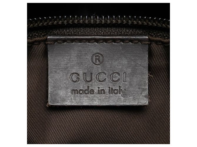 Borsa a tracolla Gucci GG Supreme Interlocking G beige - vista 5