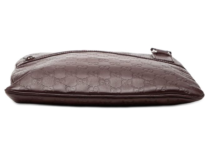 Borsa a tracolla Gucci Guccissima Web rossa Rosso - vista 3