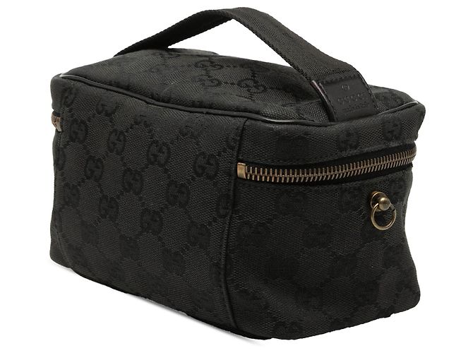 Borsa vanity Gucci GG Canvas nera Nero - vista 2