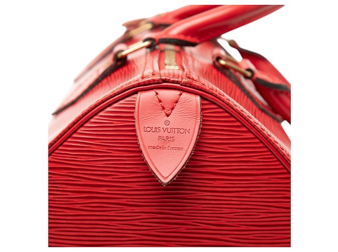 Borsa Boston Louis Vuitton Epi Speedy 30 rossa Rosso - vista 6