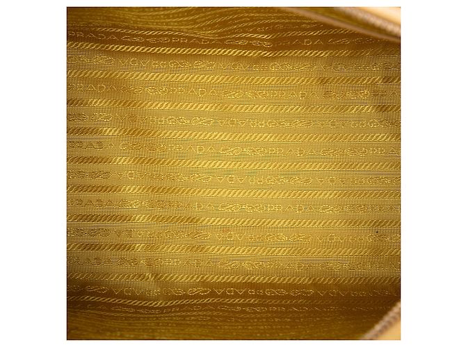 Borsa Boston Saffiano Lux gialla Prada Satchel Giallo - vista 4