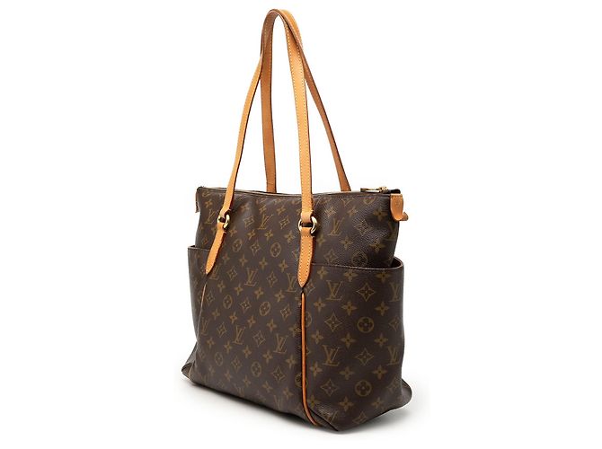 Borsa Tote Louis Vuitton Monogram Totally MM marrone - vista 2