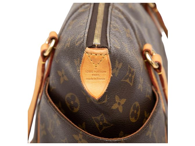 Borsa Tote Louis Vuitton Monogram Totally MM marrone - vista 7