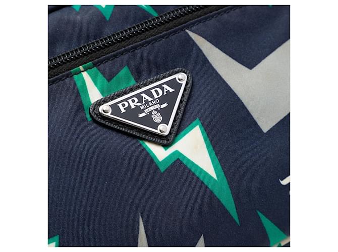Borsa a tracolla Blue Prada Universal Studios Tessuto Frankenstein Thunder - vista 5