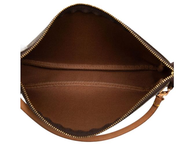 Borsa a tracolla Louis Vuitton Monogram Pochette Accessoires marrone - vista 4