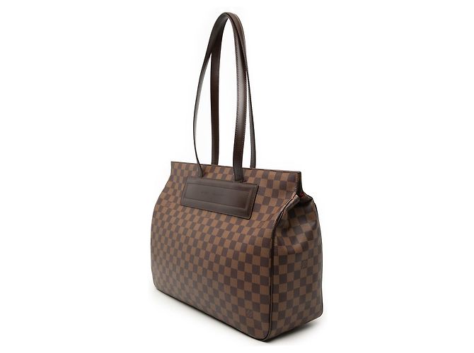 Borsa Tote Louis Vuitton Damier Ebene Parioli GM marrone - vista 2