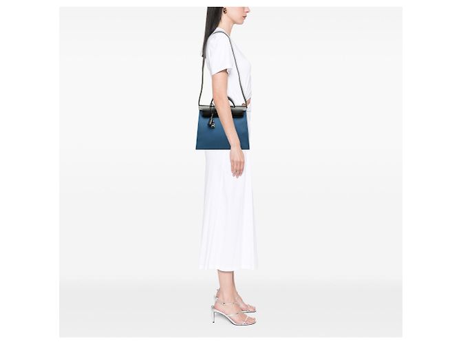 Borsa Hermès Toile Herbag Zip 31 blu Nero - vista 6