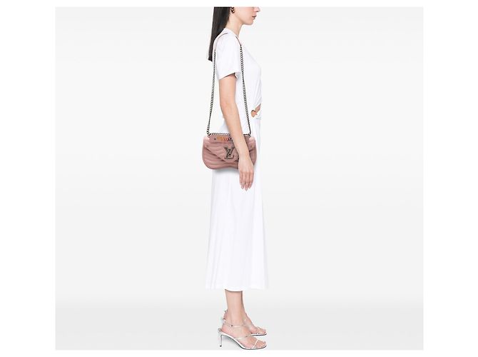 Borsa Louis Vuitton New Wave Chain Bag MM rosa - vista 6