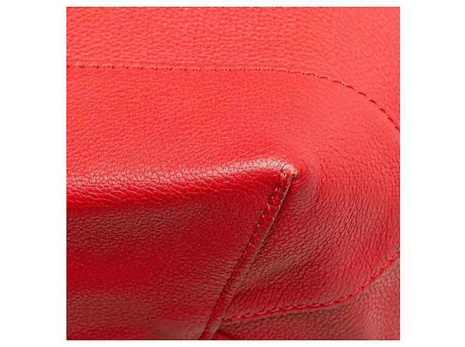 Zaino Louis Vuitton Taurillon Lockme rosso - vista 10