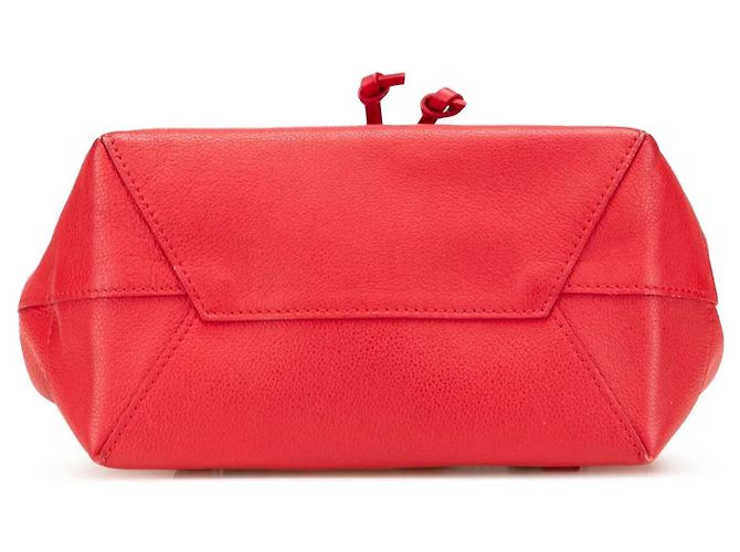 Zaino Louis Vuitton Taurillon Lockme rosso - vista 3