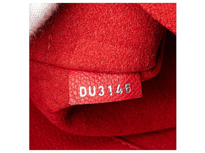 Zaino Louis Vuitton Taurillon Lockme rosso - vista 6