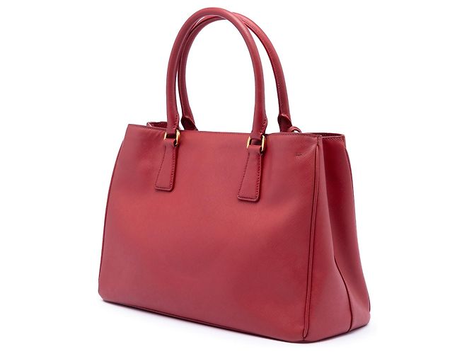 Borsa Prada Medium Saffiano Lux Galleria Rossa Rosso - vista 2