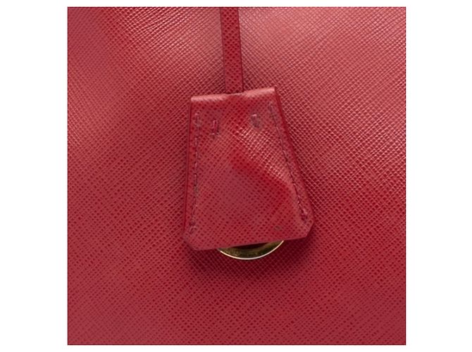 Borsa Prada Medium Saffiano Lux Galleria Rossa Rosso - vista 6
