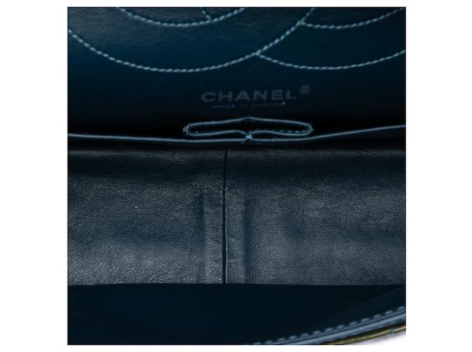 Borsa a tracolla Chanel Quilted Patent Reissue 2.55 Double Flap 227 marrone - vista 4