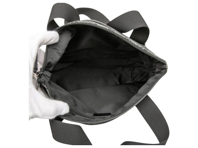Tote in denim Gucci GG nero - vista 4