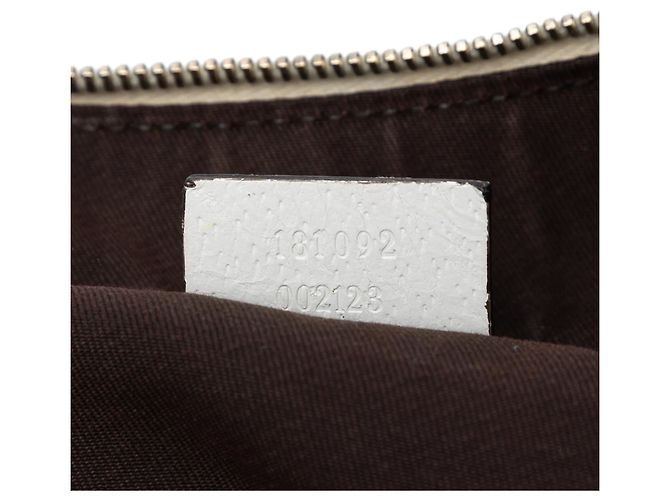Borsa a tracolla Gucci GG Canvas Web beige - vista 6