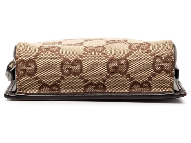 Bolsa transversal Gucci GG Canvas marrom - vista 3