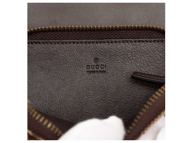Bolsa transversal Gucci GG Canvas marrom - vista 5