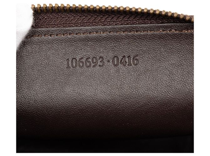 Bolsa transversal Gucci GG Canvas marrom - vista 6