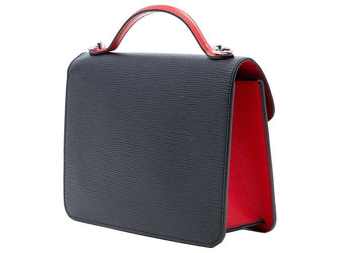 Borsa Louis Vuitton Epi Neo Monceau nera Nero - vista 2