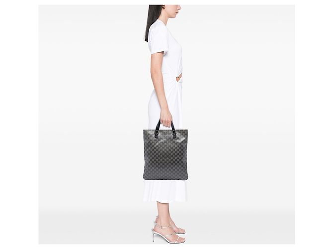 Tote Gucci GG Crystal Grigio - vista 7