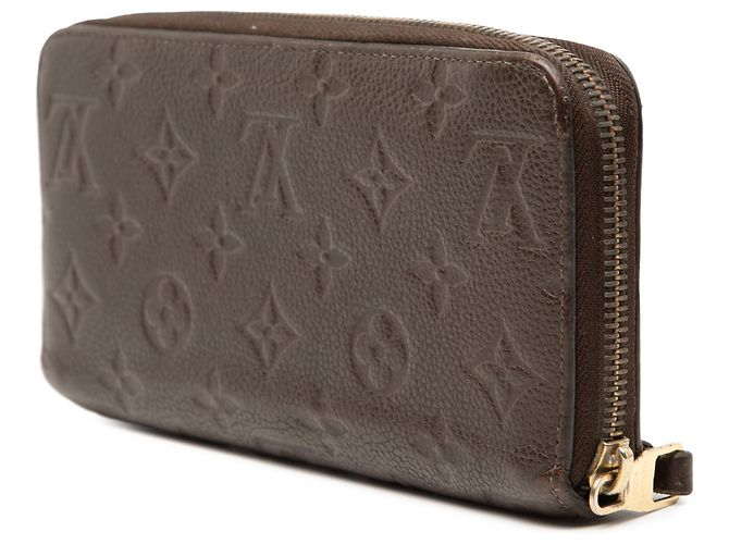 Brauner Louis Vuitton Monogram Empreinte Zippy Wallet - Ansicht 2