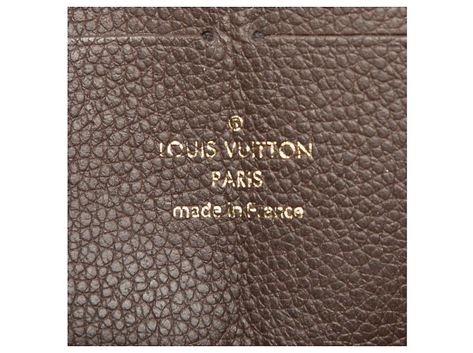 Brauner Louis Vuitton Monogram Empreinte Zippy Wallet - Ansicht 5