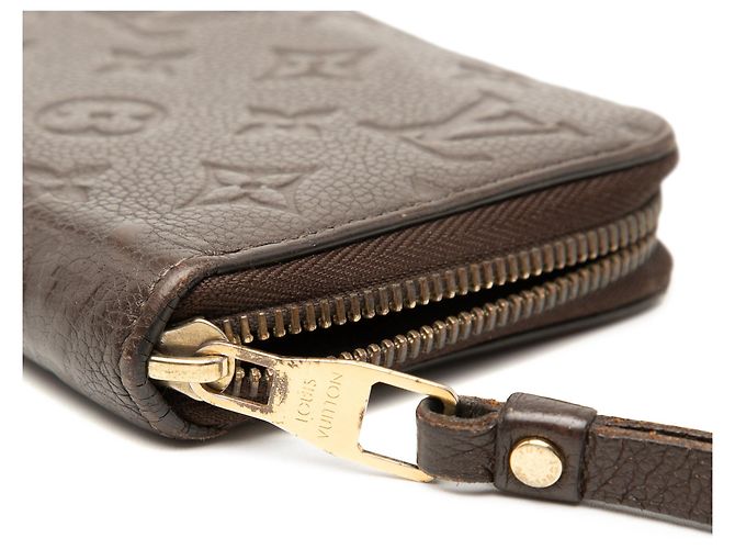 Brauner Louis Vuitton Monogram Empreinte Zippy Wallet - Ansicht 7
