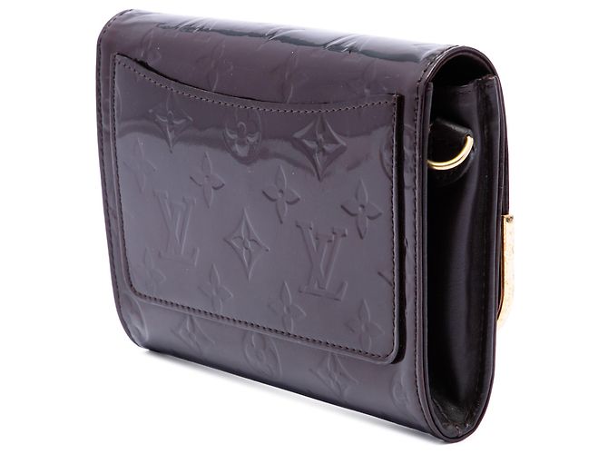 Borsa a tracolla Louis Vuitton Monogram Vernis Rossmore PM viola Porpora - vista 2