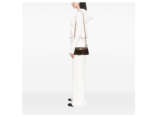 Borsa Louis Vuitton Monogram Eva marrone - vista 7