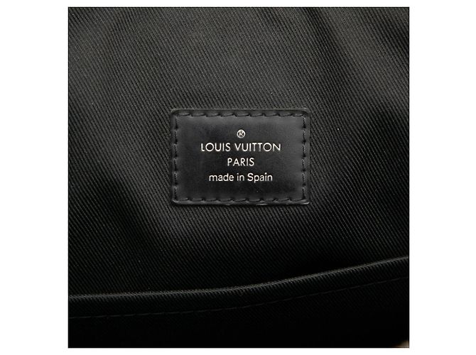 Borsa a tracolla Louis Vuitton Damier Graphite Dayton Reporter MM nera Nero - vista 5